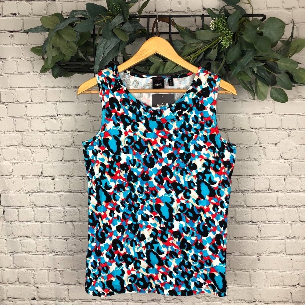 SALE **5 for $25** Rafaella Patterned Sleeveless Blouse